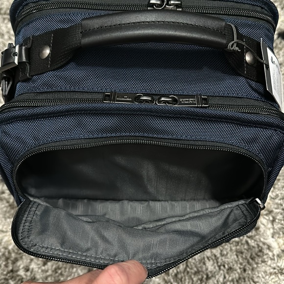 New TUMI Brief Pack Backpack in Black / Blue - Picture 11 of 16